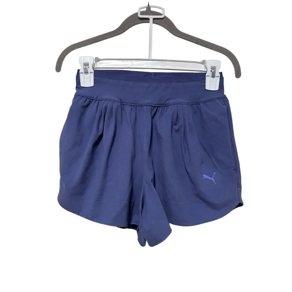 Puma Cloudspun Blue Athletic Shorts XS - Image 2