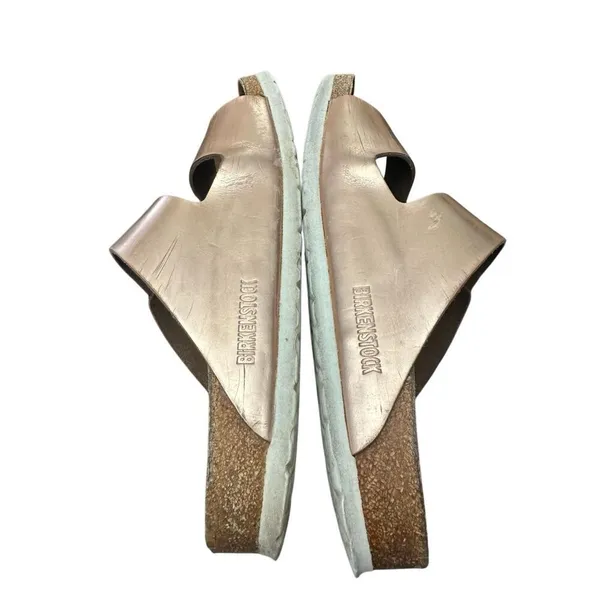 Birkenstock Sandals Flats Metallic Copper Size 41 US10.5 - Image 9