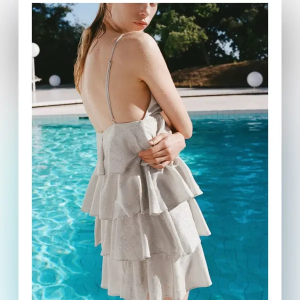 Zara‎ RUFFLED SHORT DRESS - Image 3