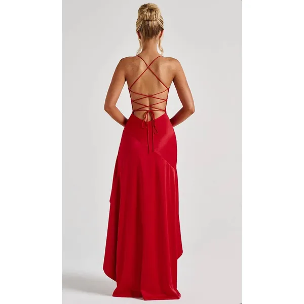 Babyboo SAMIRA MAXI DRESS - Cherry Red NWT Size Large - Image 2