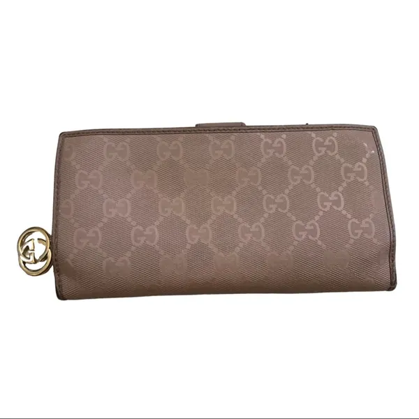 Gucci Dusty Rose Light Pink GG Bifold Wallet AUTHENTIC - Image 2