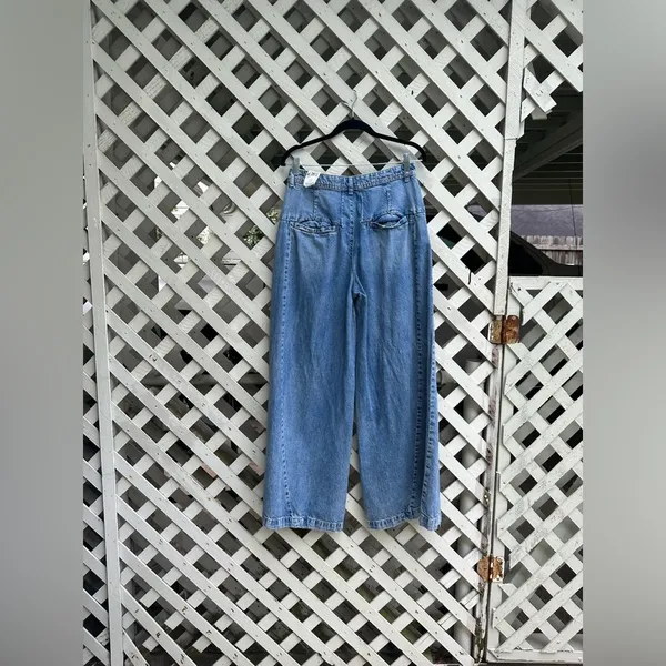 Free People We The Free Equinox Denim Trousers - Image 8