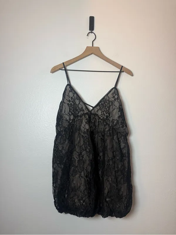By Anthropologie Lace-Trim Bubble Tunic Top - Image 2