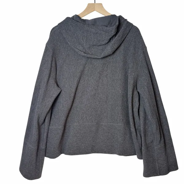 Lululemon Retreat Yourself Textured Pullover Sweatshirt Dark Gray L/XL - Image 2