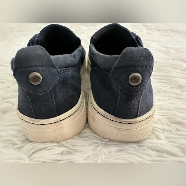 Earth Zoey Fashion Comfort Slip On Sneaker Navy Suede‎ Sz 5 - Image 3