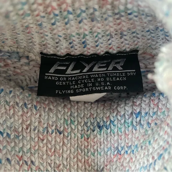 Vintage Flyer Knit‎ Sweater Size L - Image 4