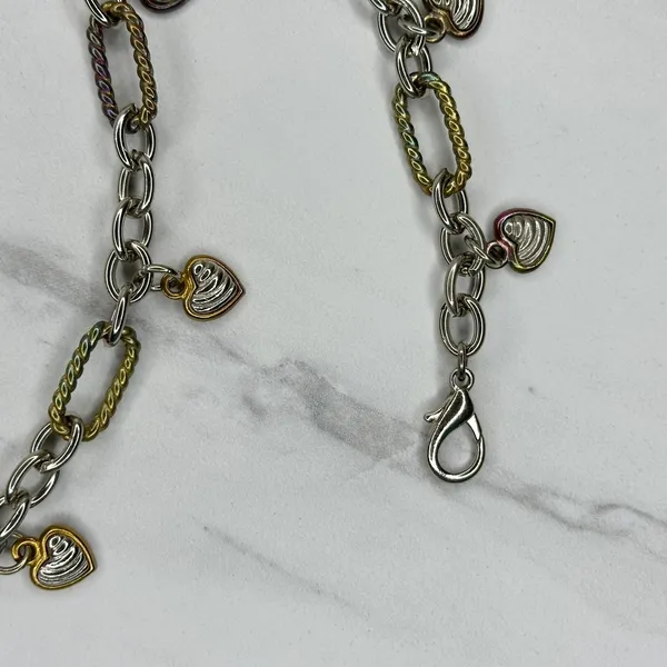 Heart Charm Silver Gold Chain Belt 2X/3X (2X/3X) ✨ - Image 3