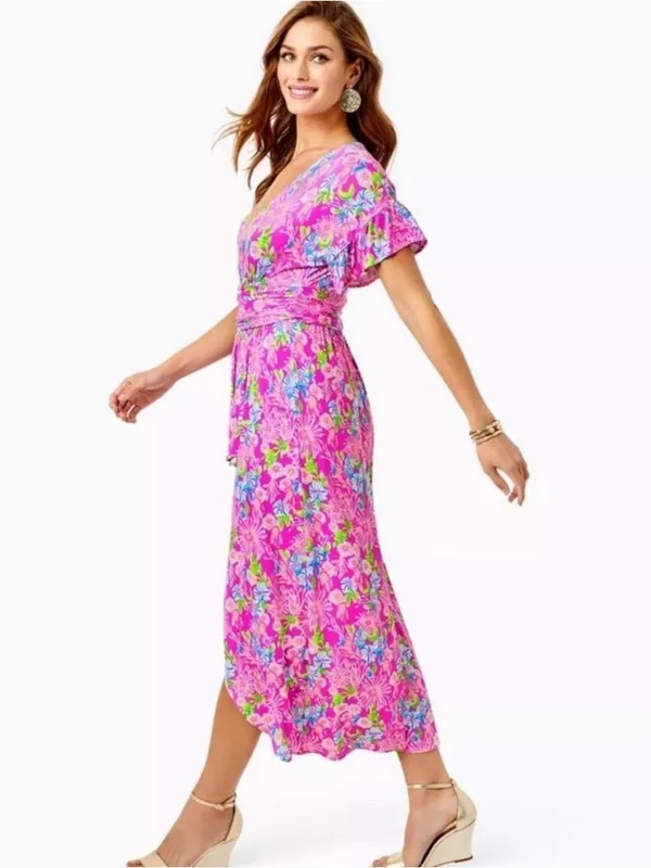 Lilly Pulitzer Anchorage Midi Dress Medium - Image 4
