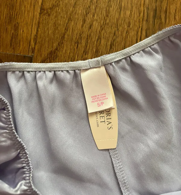 NWT Y2K Victoria’s secret purple satin flowy lounge shorts - small - Image 4