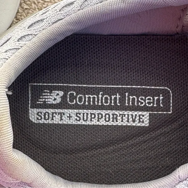 New Balance Cush+ Gray Knit Sneakers Comfort Walking Shoes Size 9.5 - Image 4