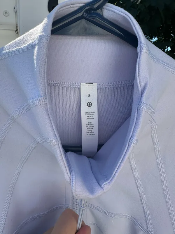Lululemon Define Jacket light blue size 8   - Image 2