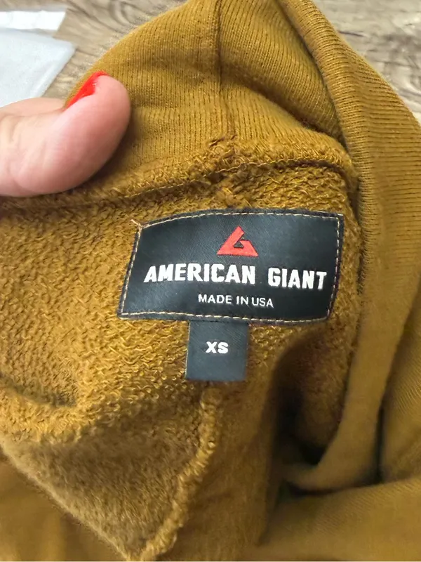 American giant Women's French Terry Cardigan size xs - Image 2
