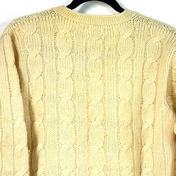 M Sweater Pullover vintage 50's fisherman wool knitwear Paine of Godalming - Image 6