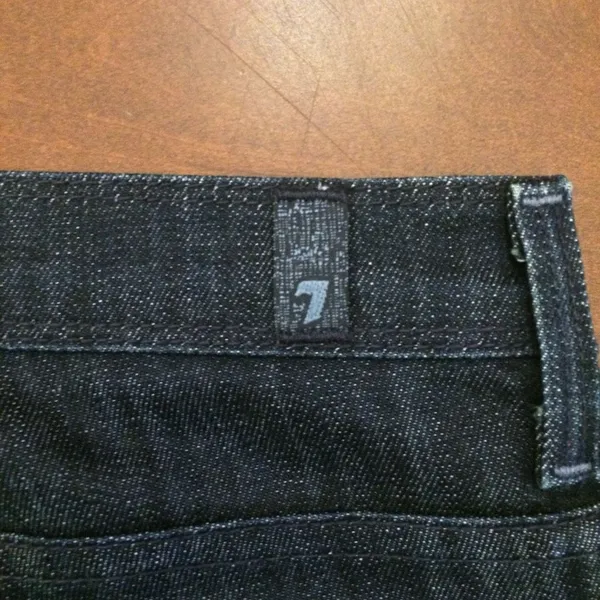 Seven for all Mankind 7fam bell bottom dark wash jeans 28 - Image 10