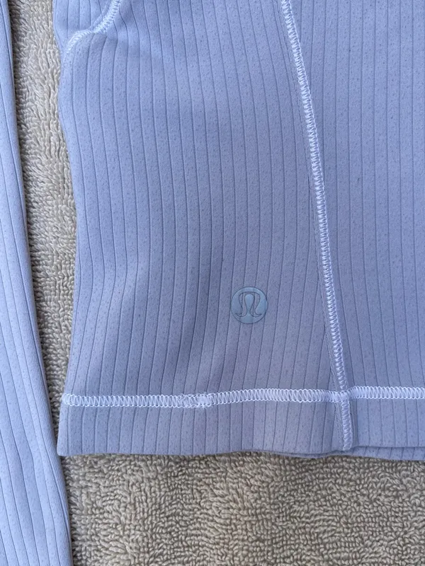 Lululemon It’s Rulu Cropped Half-Zip Long Sleeve Top gray yoga Pilates running 4 - Image 7