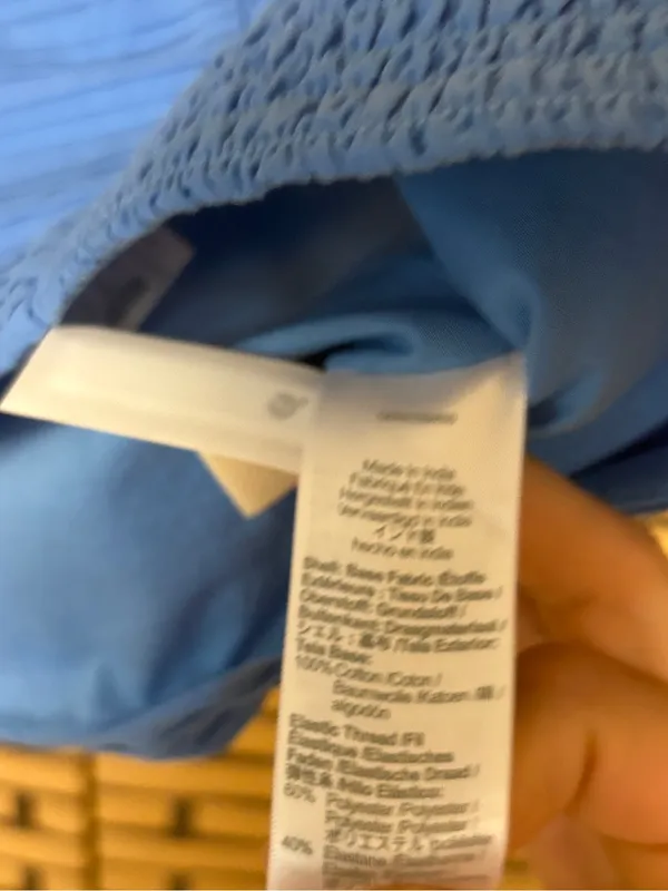 Madewell blue crop cami size 8 - Image 8