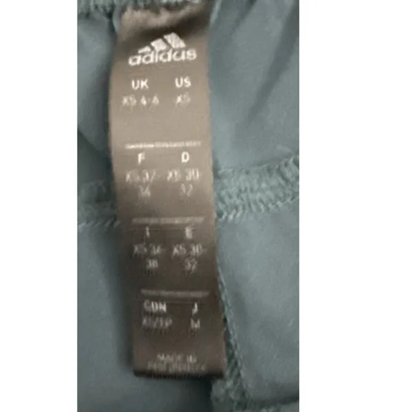 Adidas Athletic Dri-Fit Running Active Gym Shorts Teal Green Size XS - Image 3