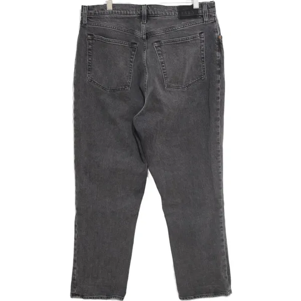 Abercrombie & Fitch Curve Love The 90s Straight Ultra High Rise Jeans Size 32 14 - Image 2
