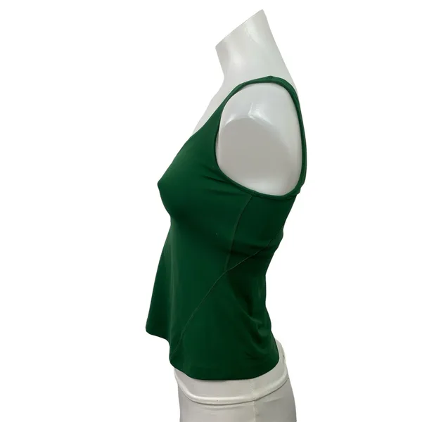 Lululemon Women's Green V Neck Cami Yoga Gym Workout Athletic Tank Top Size S - Image 2