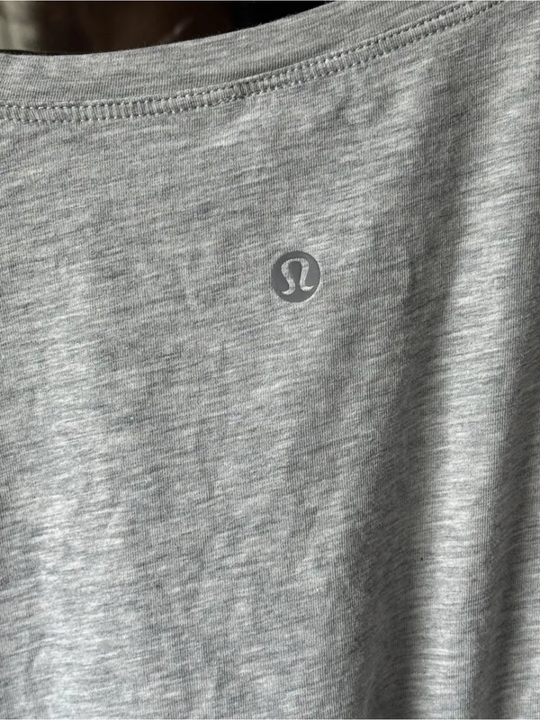 Lululemon Cates Tee Heathered Core Light cropped crew short sleeve performance - Image 6