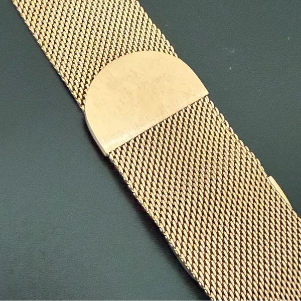 Rose-gold Mesh Magnetic Watch Band Compatible Apple Watch 42mm/44mm - Image 8