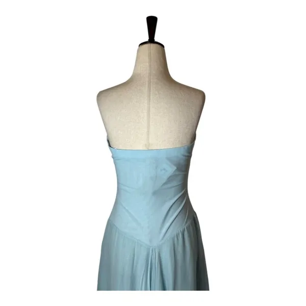 Bec+Bridge‎ Dress Women 10 Dolphin Blue Elzette Strapless Asymmetric Midi NWT - Image 6