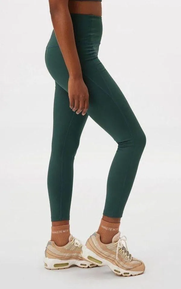 GIRLFRIEND COLLECTIVE High-Rise Compression 7/8 Leggings In Moss Green - Image 2