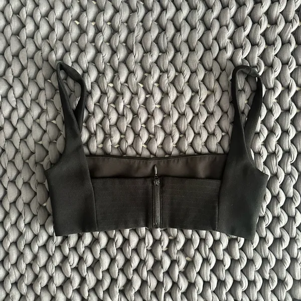 House of CB Luciana Black Pleated Bandeau Top - Image 5