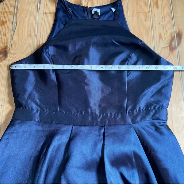Lulus NWOT Broadway Show Navy Blue High-Low Gown - Image 8