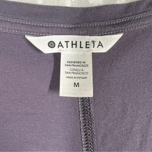 Athleta Dusty Purple Stratus II Long Sleeve Top‎ - Image 3