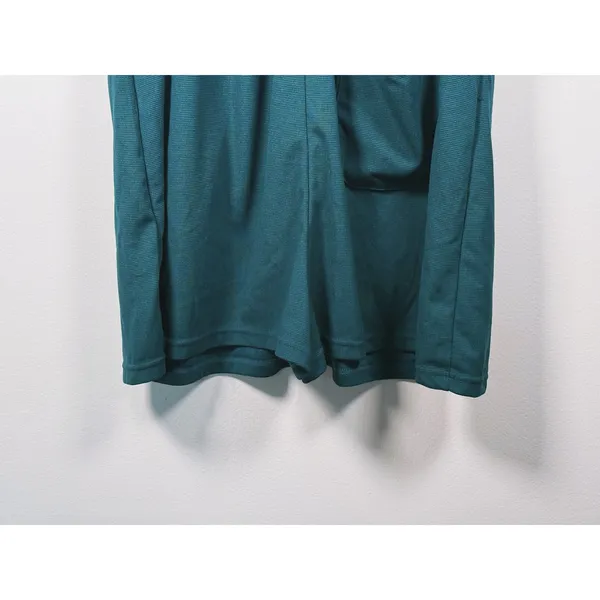 Halara Waffle Knit Shortalls Romper Jumper L Green Indie Granola Preppy Scandi - Image 11