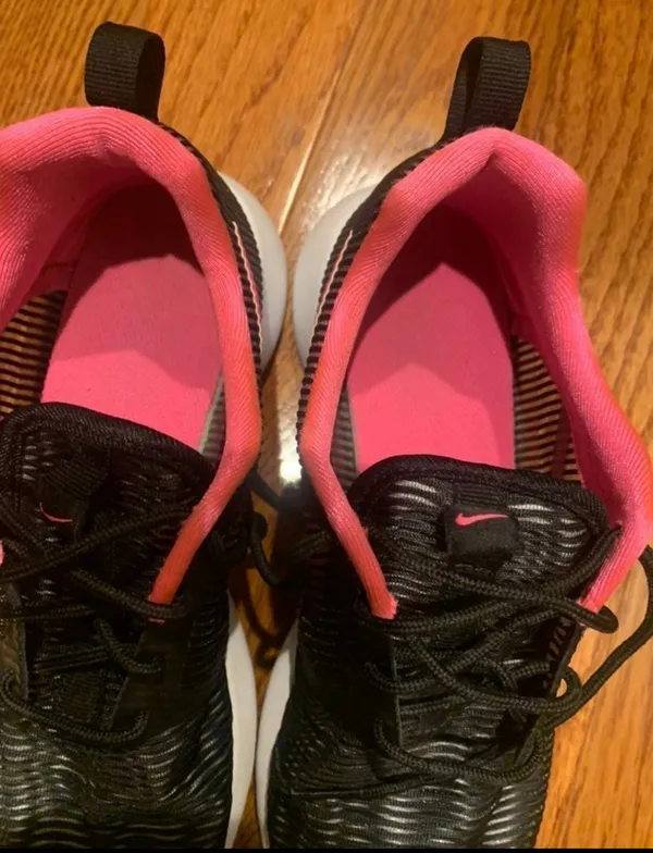 NIKE ROSHE ONE Flight Weight Hyper Pink 6.5Y M US Pink Black -pink - Image 7