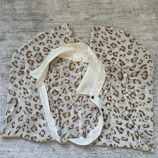Edge Leopard Print Sleeveless Blouse (Size Medium) - Image 5