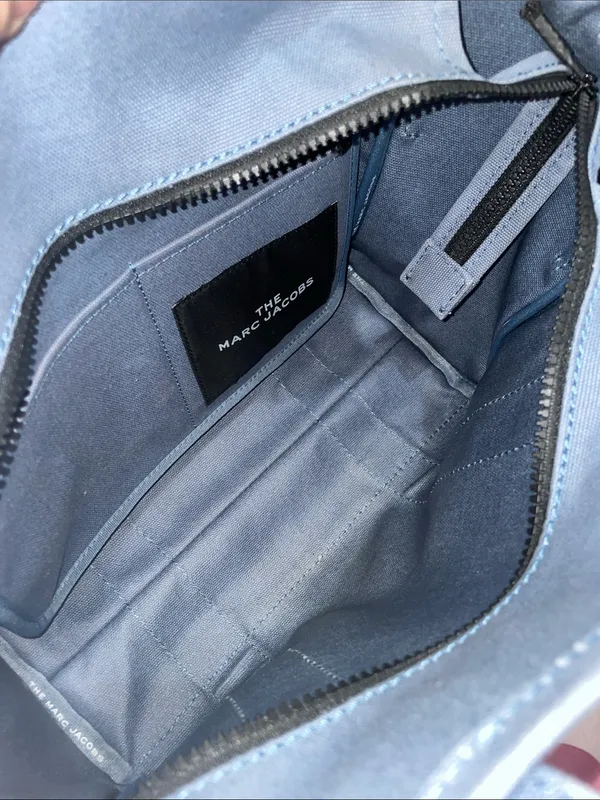 Marc Jacobs -The Tote Bag in Blue Canvas - Image 11