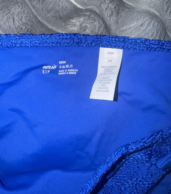 Aerie Blue Bikini Bottoms - Image 3