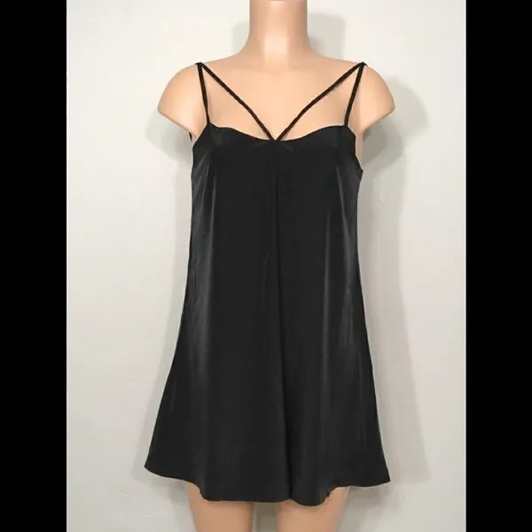 Lovers + Friends New. Silky spaghetti double spaghetti strap mini. - Image 2