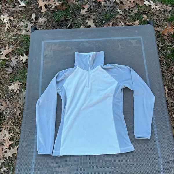 COLUMBIA Sweatshirt Womens Medium‎ Glacial Fleece III Pullover Quarter Zip - Image 2