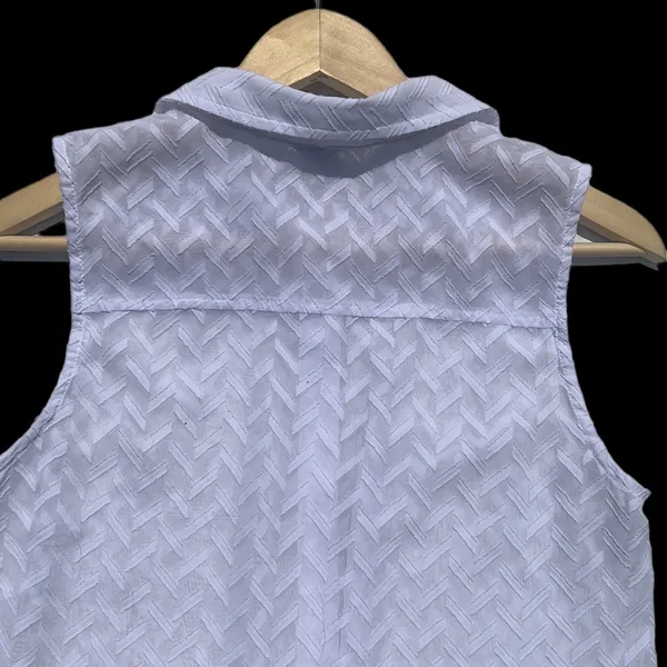 Ariat Women’s Sheer Collared‎ Button Up Tank Top Size Small - Image 5