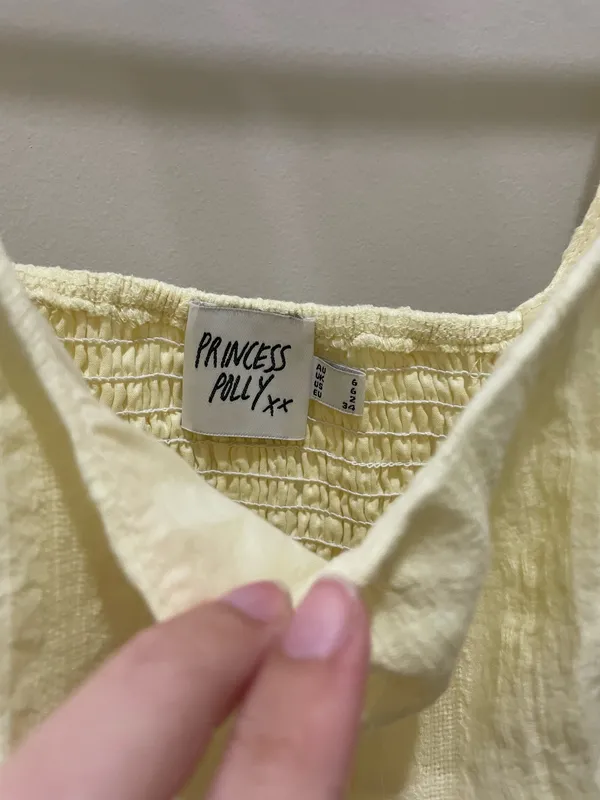 Princess Polly Dress Mini Yellow - Image 3