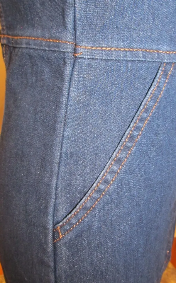 Tinseltown Juniors Denim Button‑Front Utility Pocket Dress NWT Pasero Wash XS - Image 4
