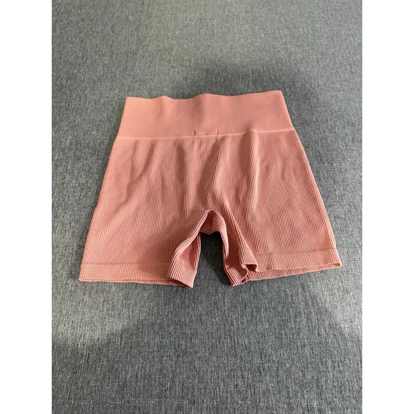 Colsie Women's Biker Shorts Pink Pull - Image 9