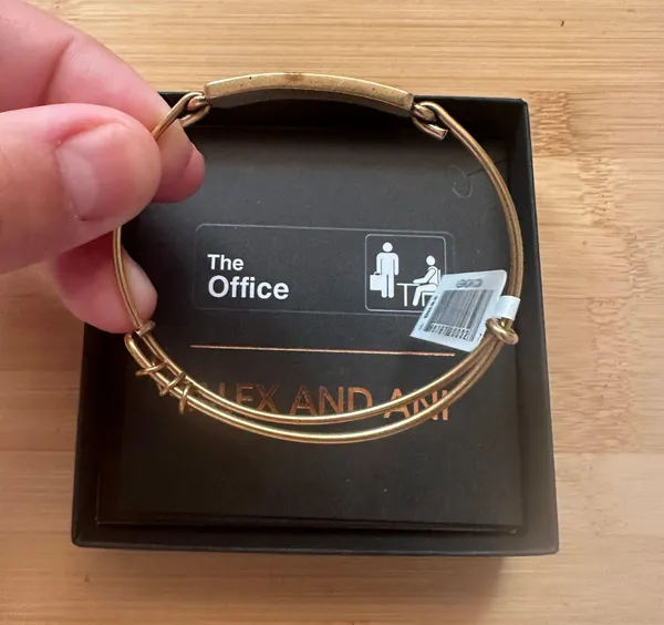 The Office Logo Charm Bangle New With Box NWT Gift - Image 6
