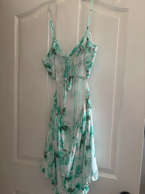 Teal mini sundress Green Size M - Image 2