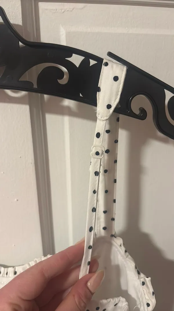 Altar'd State Polka Dot Dress White - Image 7