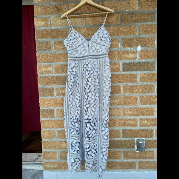 FEW MODA Fairy Midi Lace Dress medium - Image 3