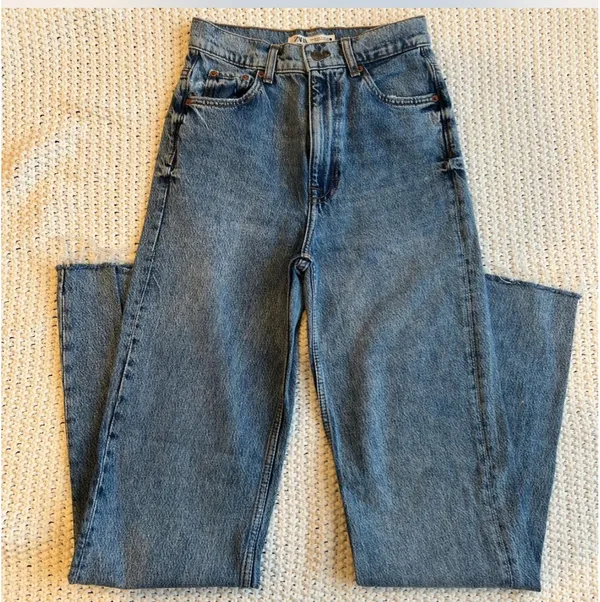 ZARA The 90s Full-Length Jeans Wide-Leg - Image 2