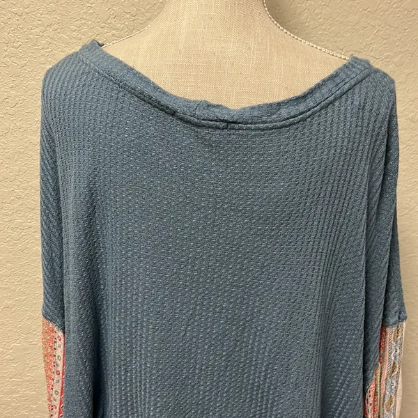 ALTAR’D STATE Boho Waffle Knit Shirt - Size Large - Image 5