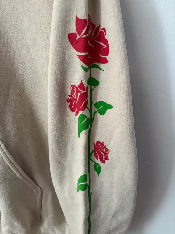 Tan Rose Artist Union Hoodie - Image 3