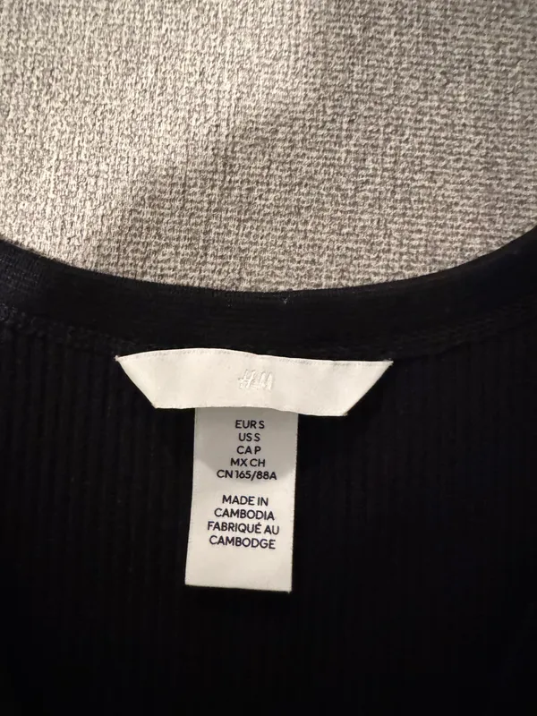 H&M Top Tank Black - Image 3