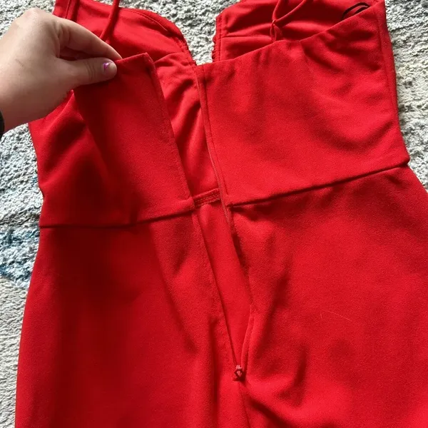 B. Darlin‎ Red Cocktail Party Prom Homecoming Formal Dress Womens 7/8 - Image 10